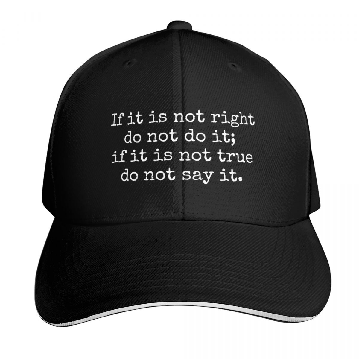 Kids Outdoor Quotes - Boné de beisebol com citação de