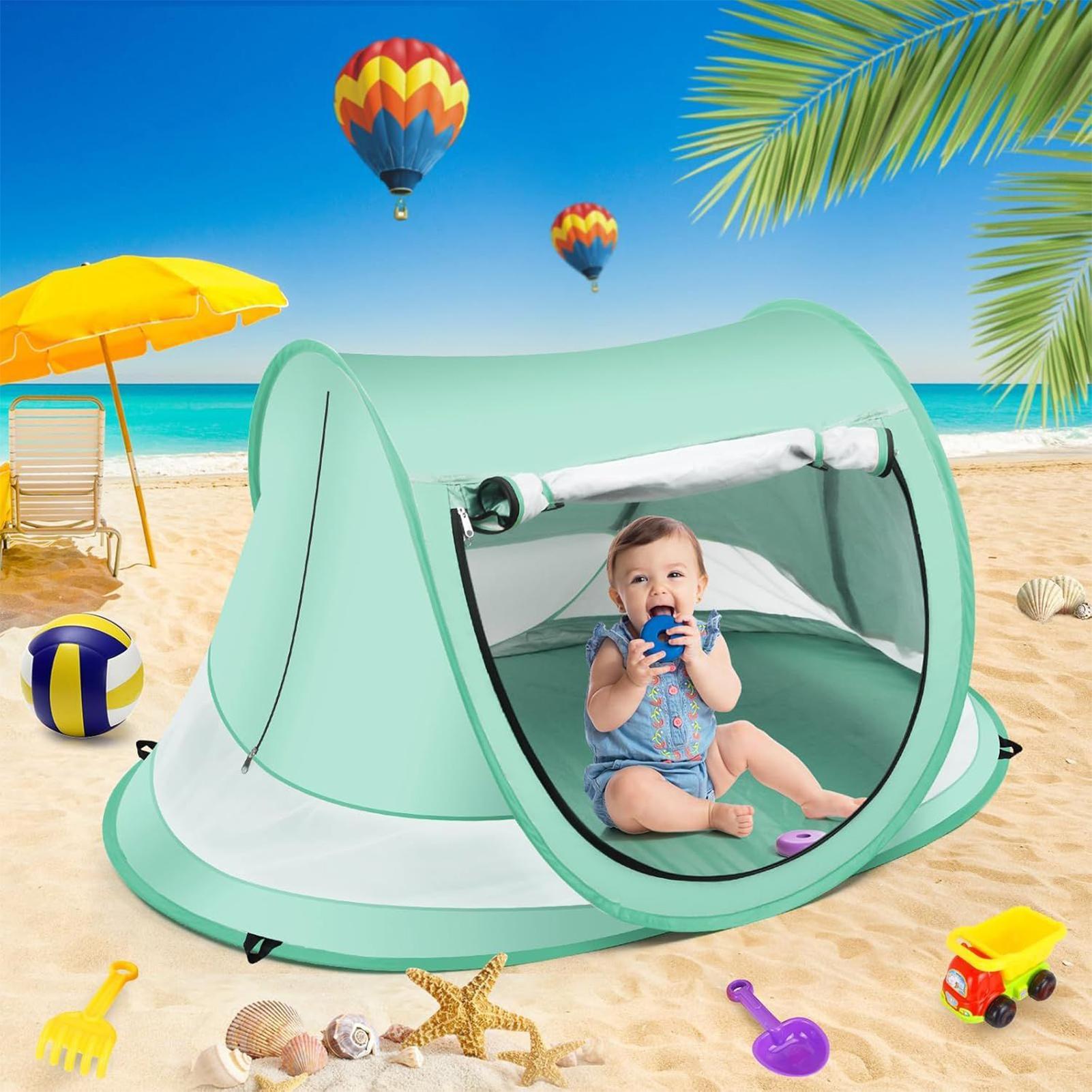 Kids Outdoor Daybed - Tenda de praia infantil, proteção UV,