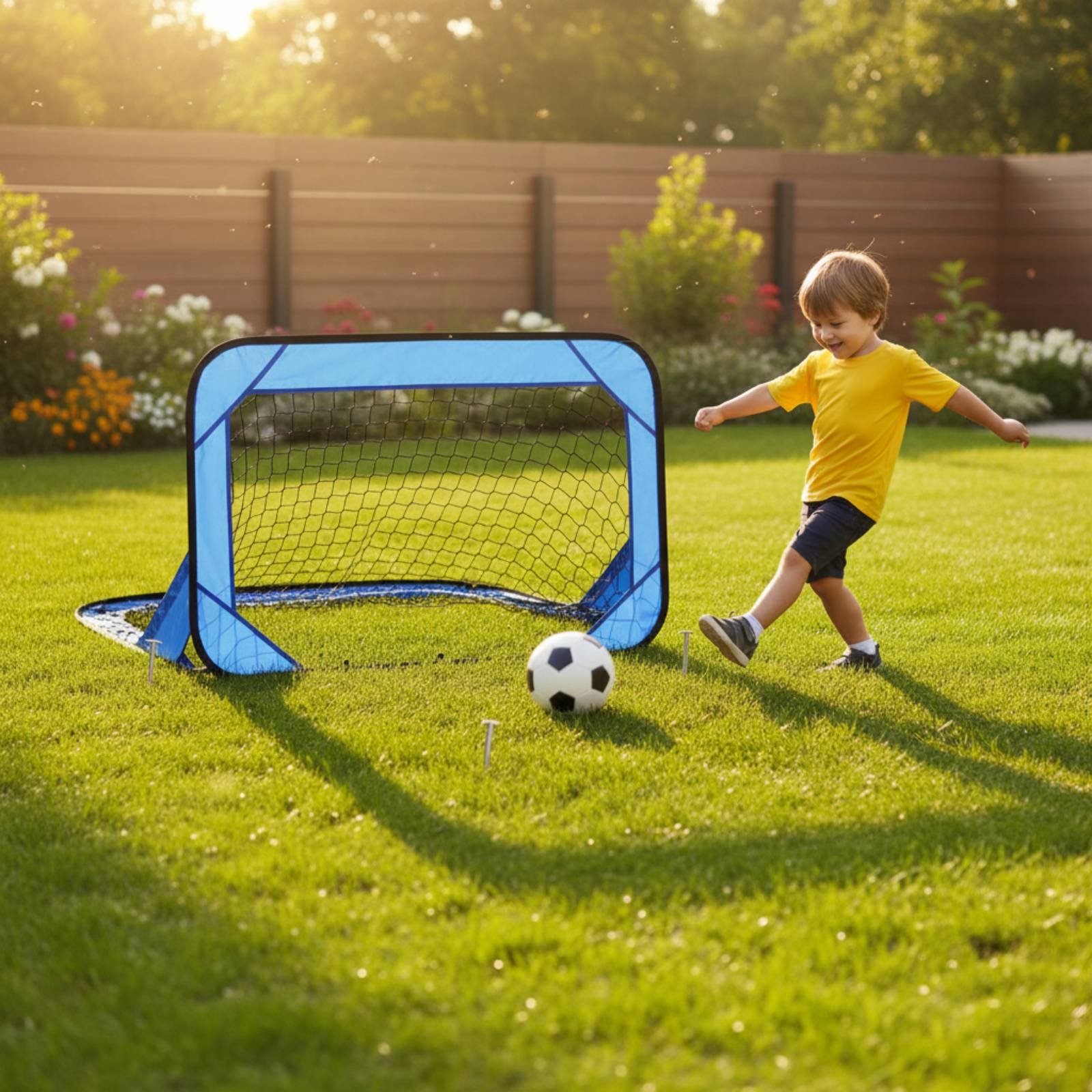 Kids Outdoor Net - Conjunto de Rede Esportiva Tudo-em-Um para
