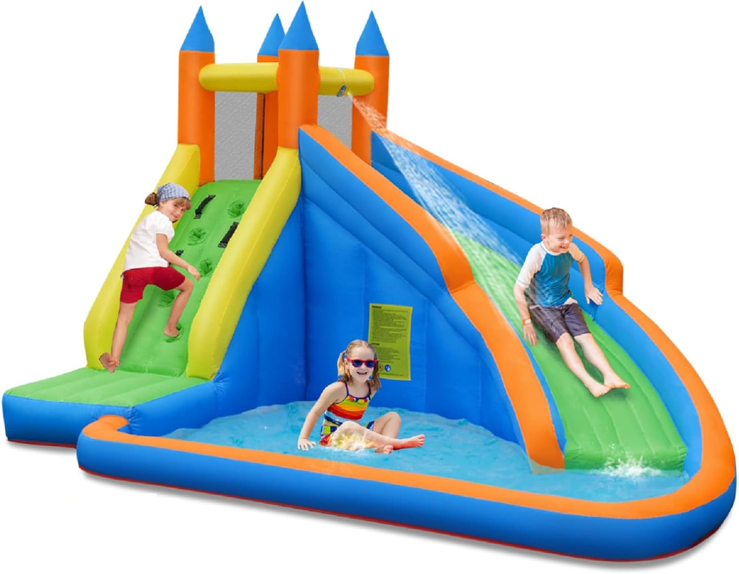 Kids Outdoor Inflatable - Parque Aquático Inflável Gigante com Casa
