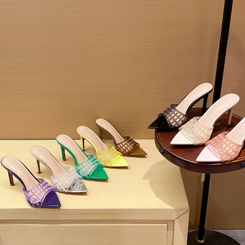 Children'S Outdoor - Novo verão feminino apontou stiletto salto