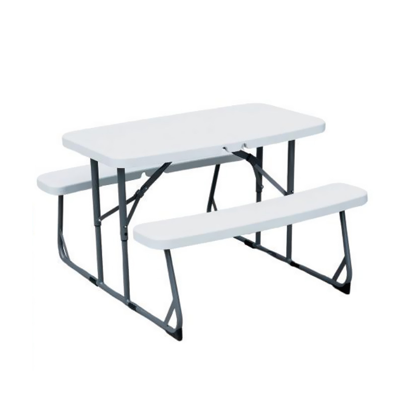 Kids Outdoor Folding Table - Conjunto de Mesa e Banco Infantil