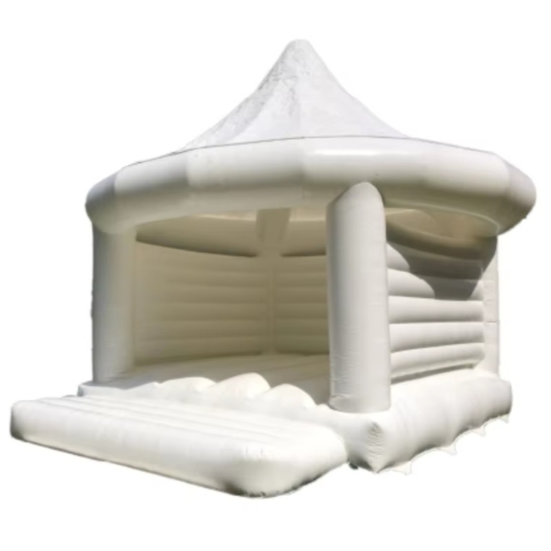 Kids Outdoor Inflatable - Castelo Inflável Branco para Casamento, Brinquedos