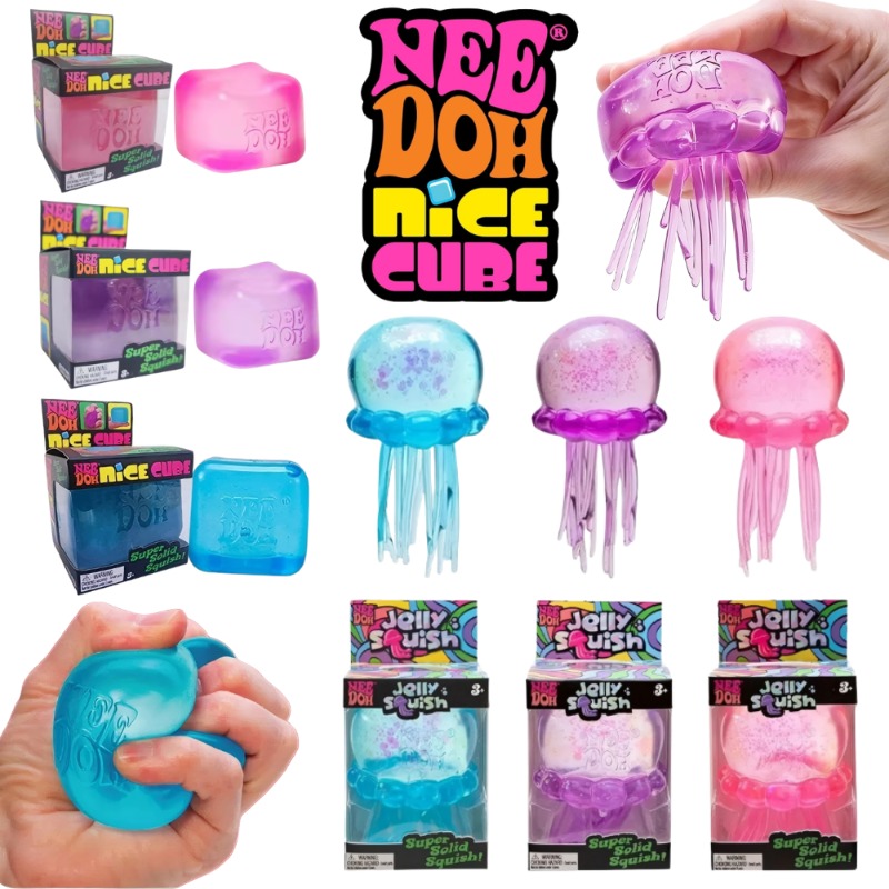 Kids Outdoor Toy Storage - Brinquedo de Apertar Needoh Jellyfish Beach