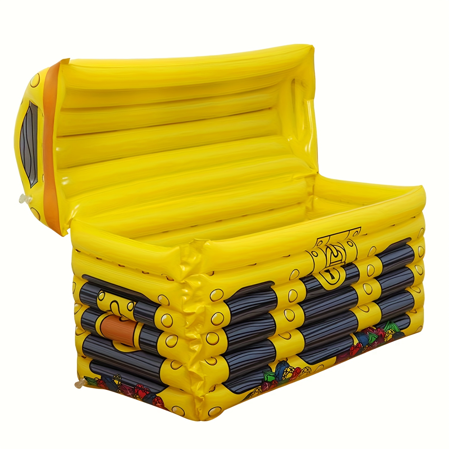 Kids Outdoor Inflatable - Caixa de Armazenamento Inflável Multifuncional para