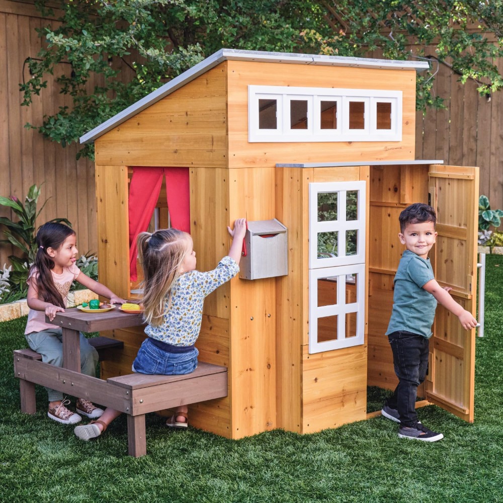 Kids Outdoor Grill Set - Conjunto de Casinha de Brinquedo Moderna