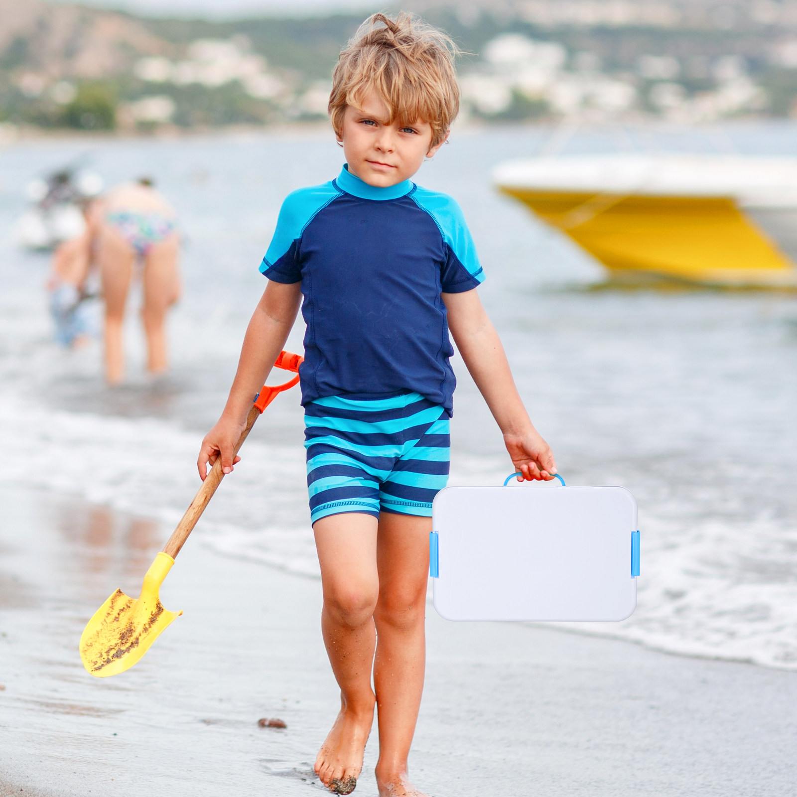 Kids Outdoor Toy Storage - Caixa de Areia Portátil Grande com