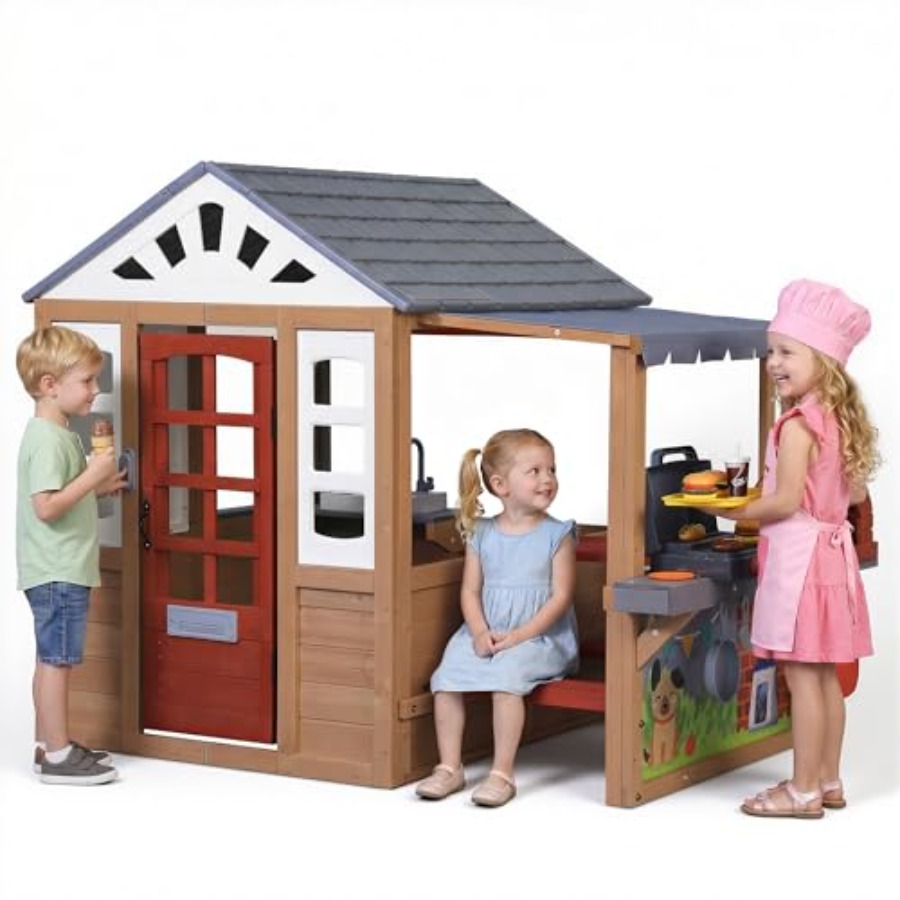 Kids Outdoor Grill Set - Casa de Brincar ao Ar Livre