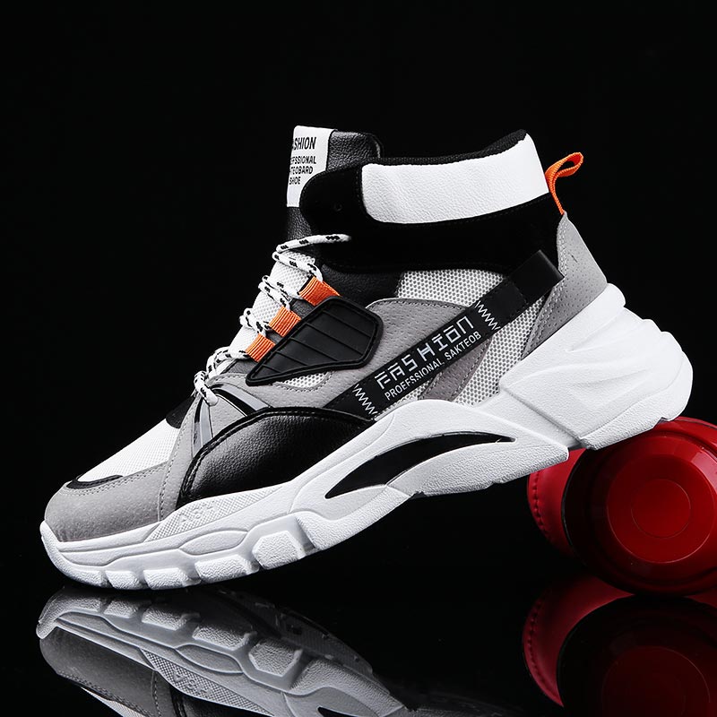 Kids Outdoor Fort Ideas - Hightop-Sapatilhas Esportivas Masculinas, Sapatilhas de Cima