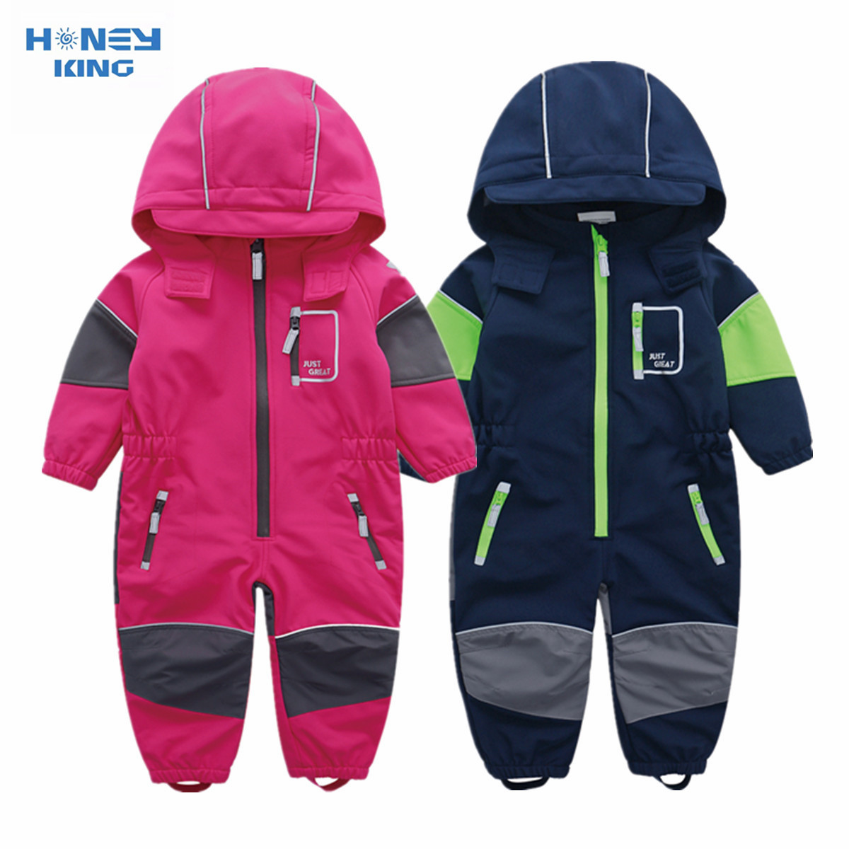 Kids Outdoor Overalls - HONEYKING-macacão infantil, macacão com capuz, macacão