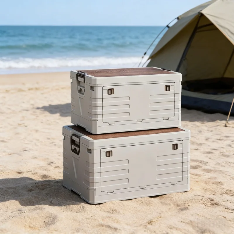 Kids Outdoor Toy Storage - Caixa de Armazenamento para Carro, Caixa