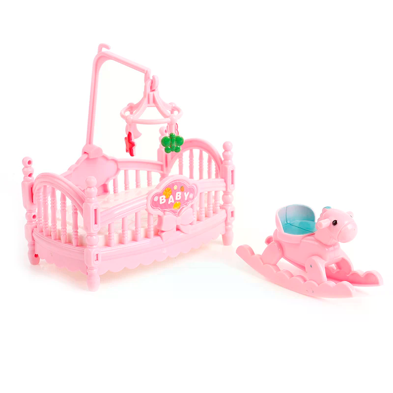Kids Outdoor Chair And Table - Conjunto de Berço Miniatura de Madeira