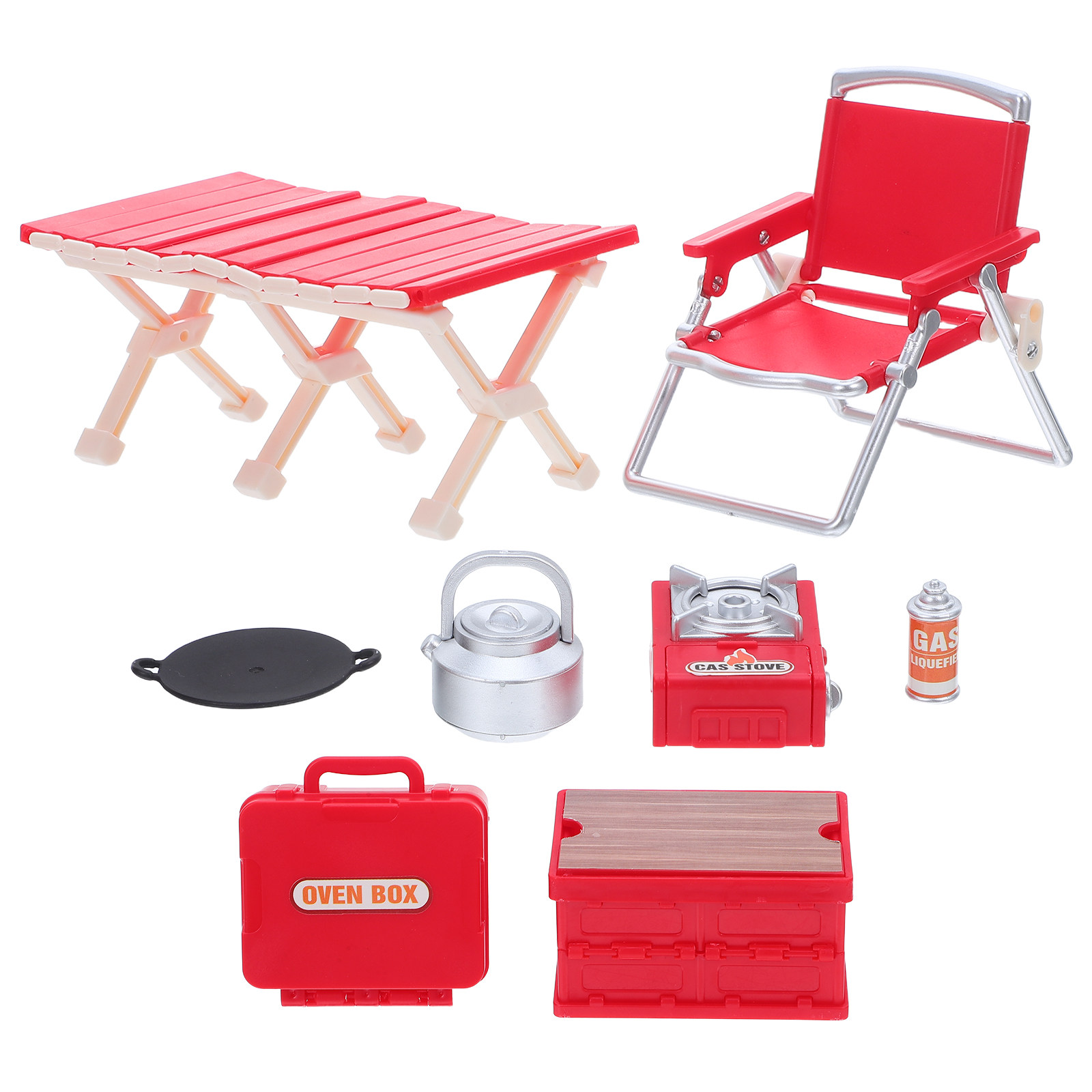 Kids Outdoor Chair And Table - Conjunto de Acessórios de Camping em