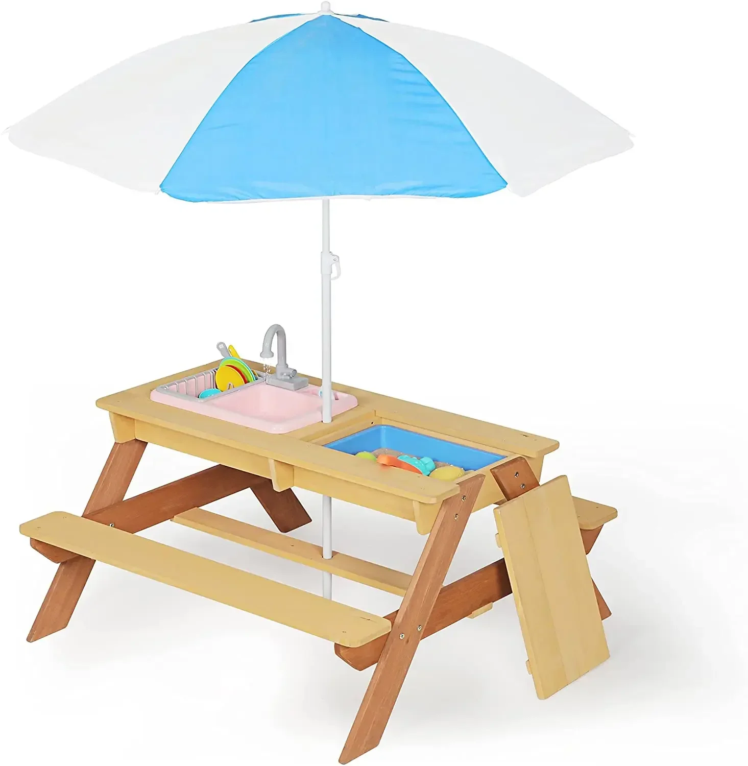 # Mesa de piquenique infantil, - Kids Outdoor Activity Table avaliação e preço