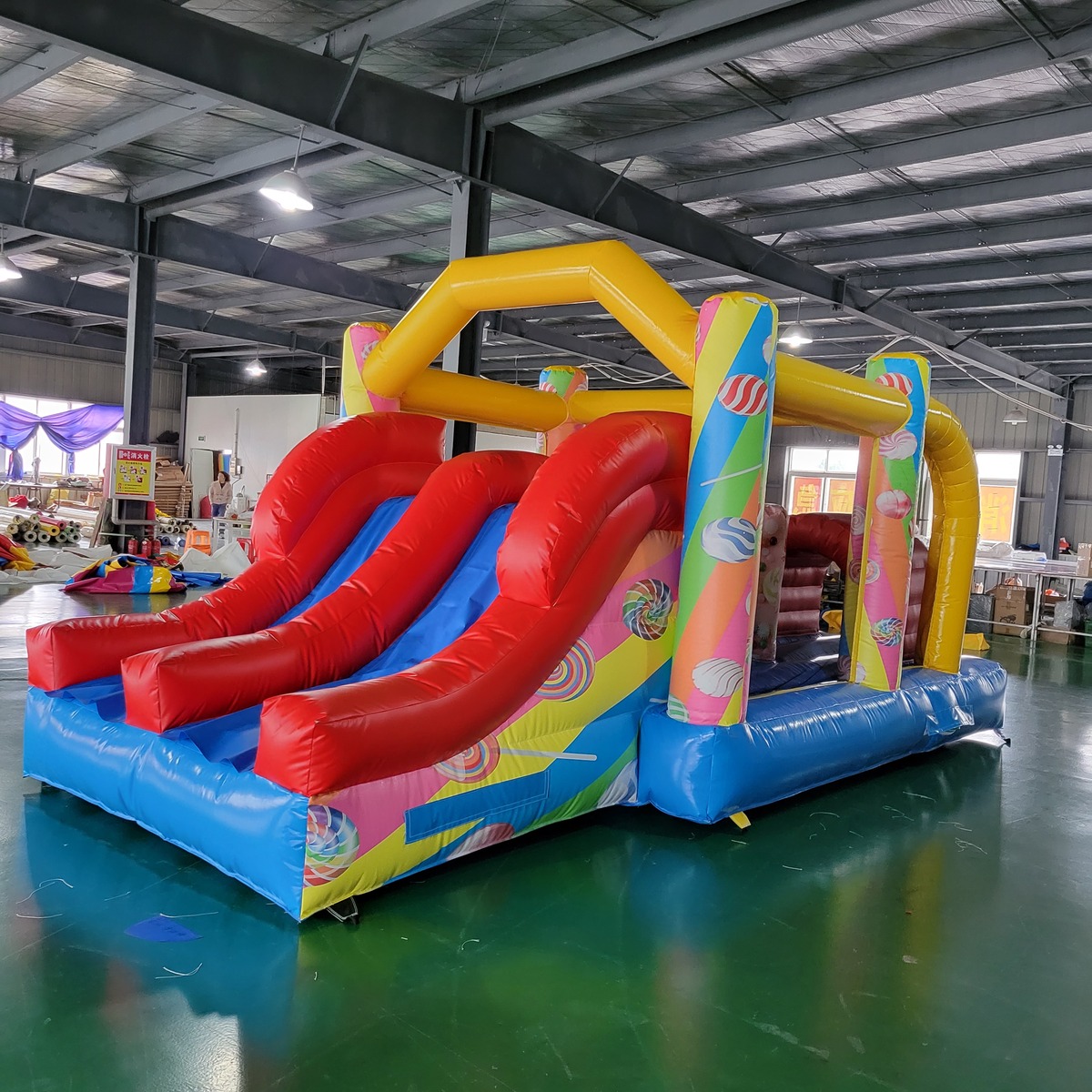 Castelo Inflável Comercial de  - Kids Outdoor Inflatable avaliação e preço