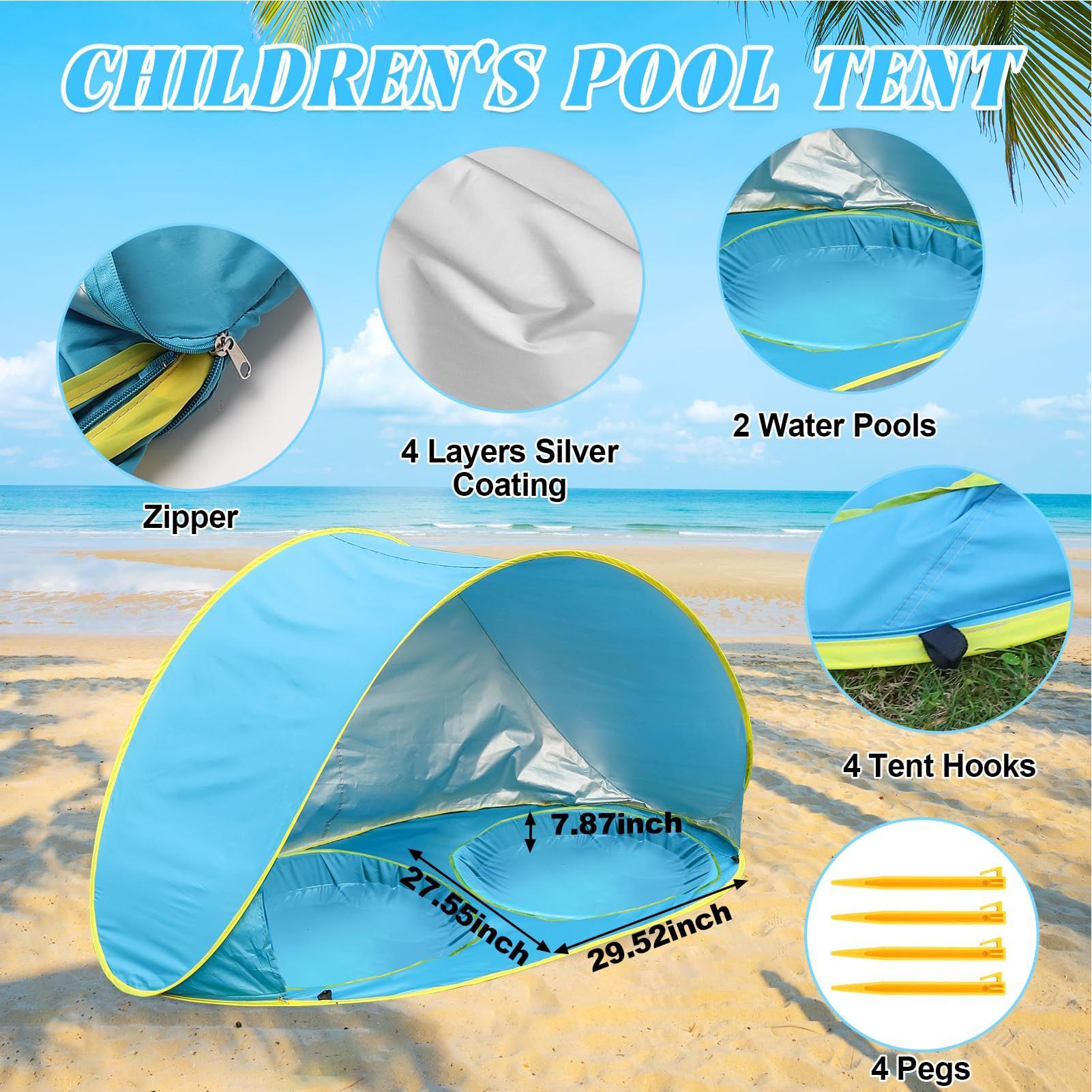 Tenda de praia infantil com pi - Kids Outdoor Daybed avaliação e preço