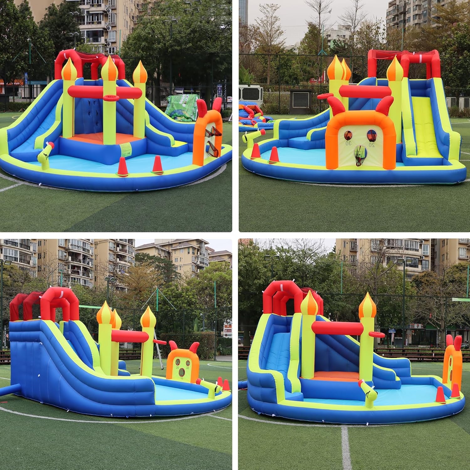Castelo Inflável para Crianças - Kids Outdoor Inflatable avaliação e preço