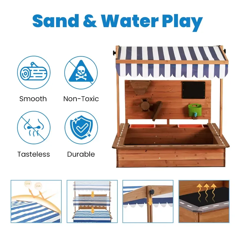 Mesa de Atividades Montessori  - Kids Outdoor Activity Table avaliação e preço