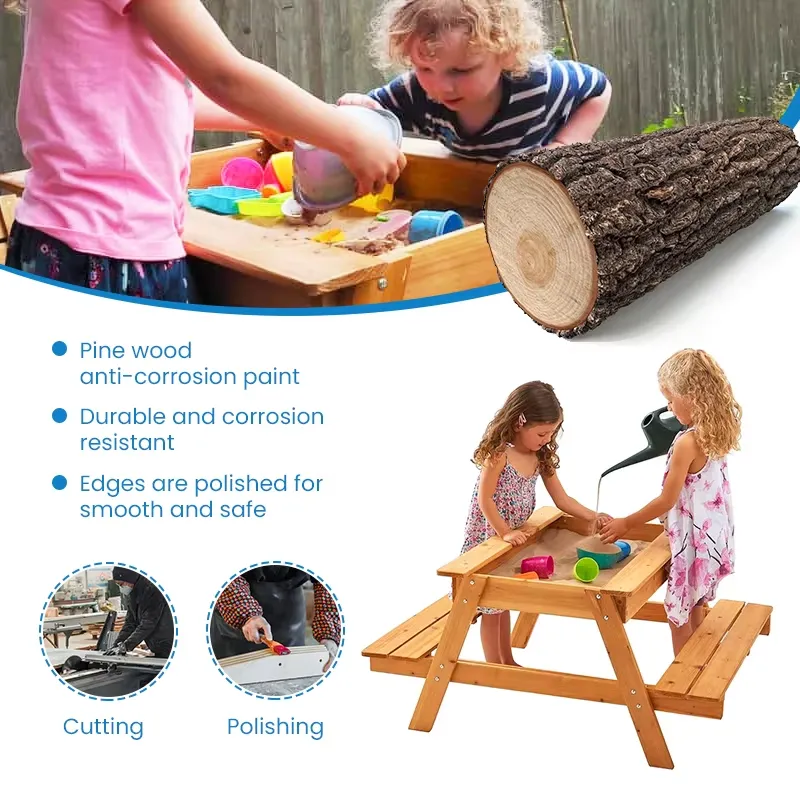 Mesa de Atividades Montessori  - Kids Outdoor Activity Table avaliação e preço