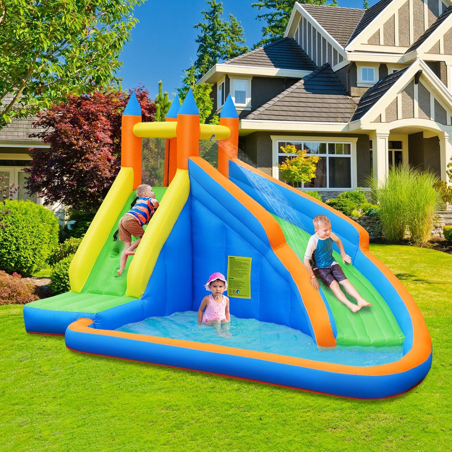 Parque Aquático Inflável Gigan - Kids Outdoor Inflatable avaliação e preço
