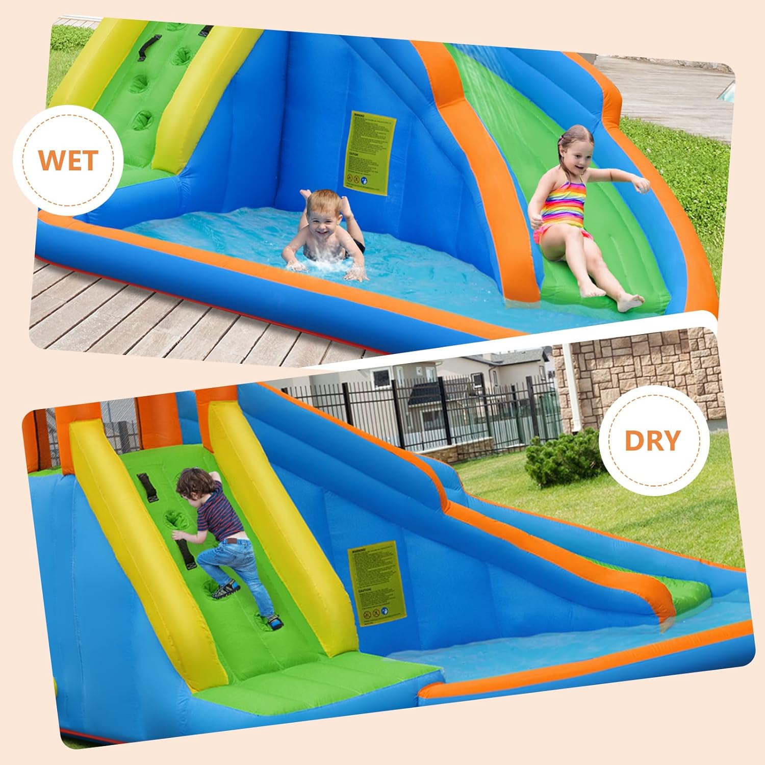 Parque Aquático Inflável Gigan - Kids Outdoor Inflatable avaliação e preço