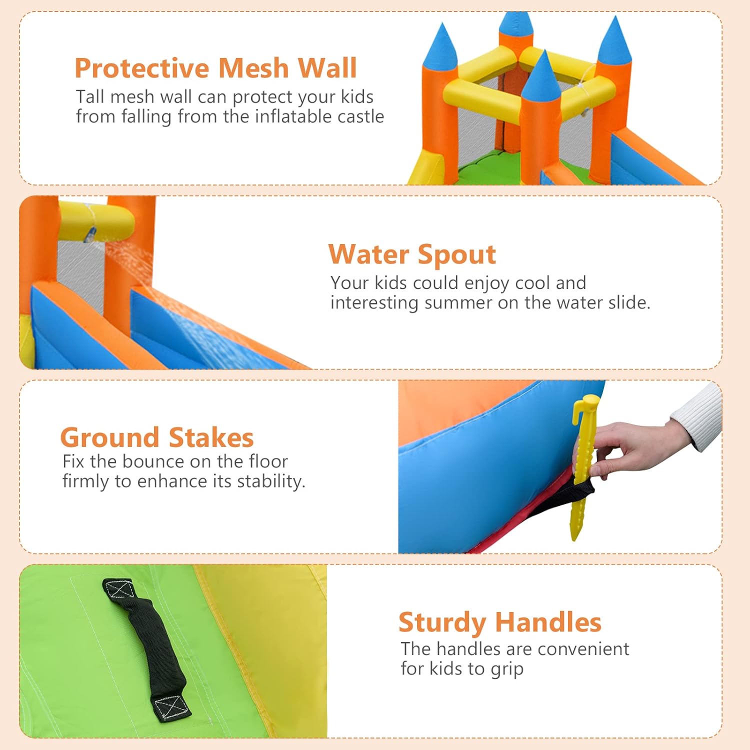 Parque Aquático Inflável Gigan - Kids Outdoor Inflatable avaliação e preço