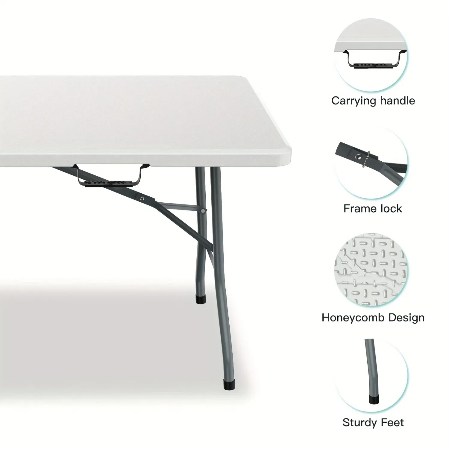 Mesa Plástica Dobrável Espaços - Kids Outdoor Folding Table avaliação e preço