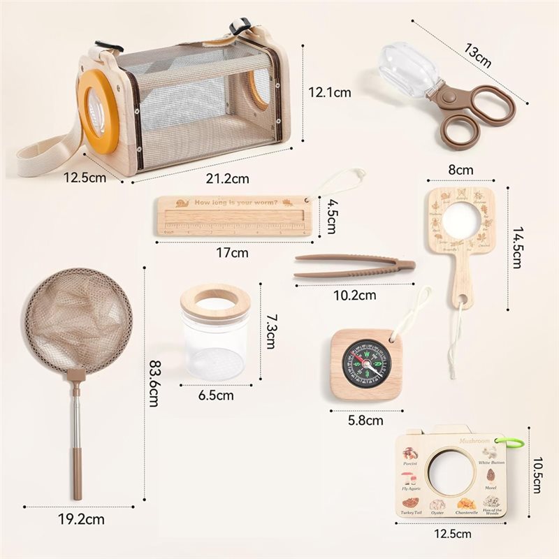 Kit de Captura de Insetos X18A - Kids Outdoor Net avaliação e preço