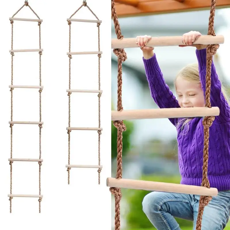 Escada Multi Rungs de Madeira  - Kids Outdoor Ladder avaliação e preço