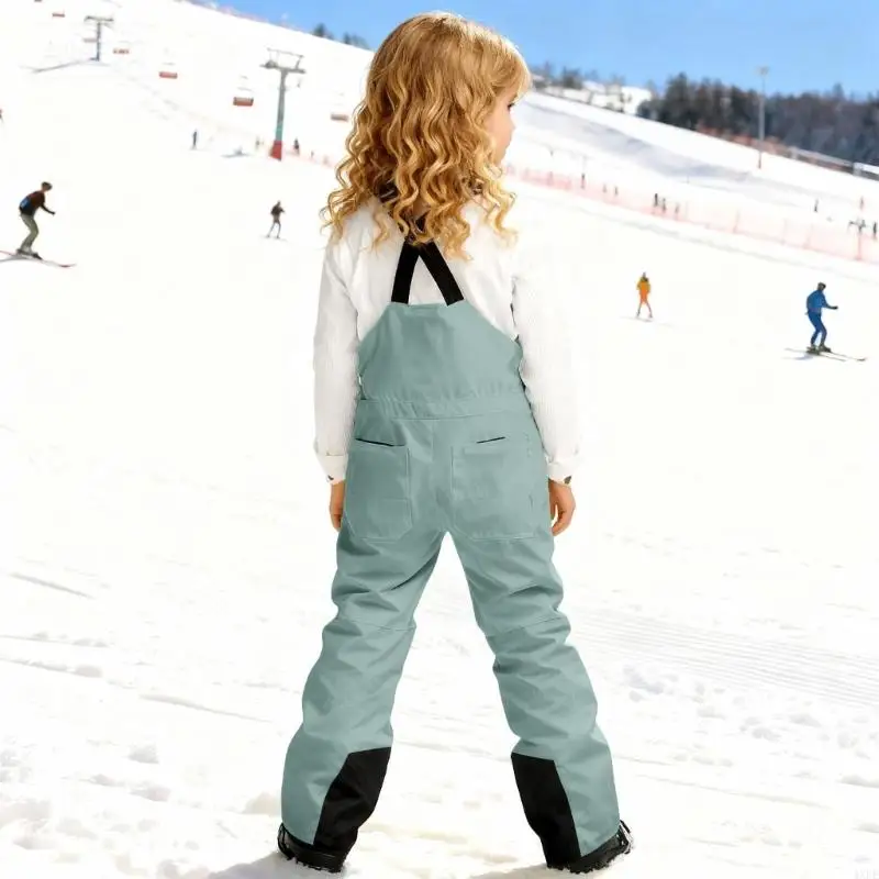 Crianças calças esqui babadore - Kids Outdoor Overalls avaliação e preço