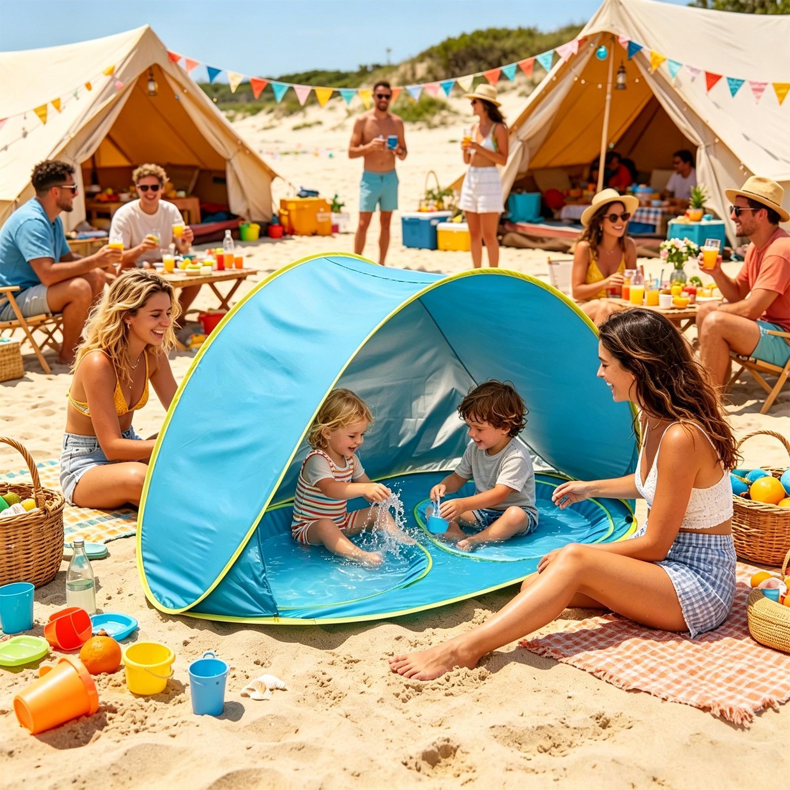 Tenda de praia para crianças,  - Kids Outdoor Daybed avaliação e preço