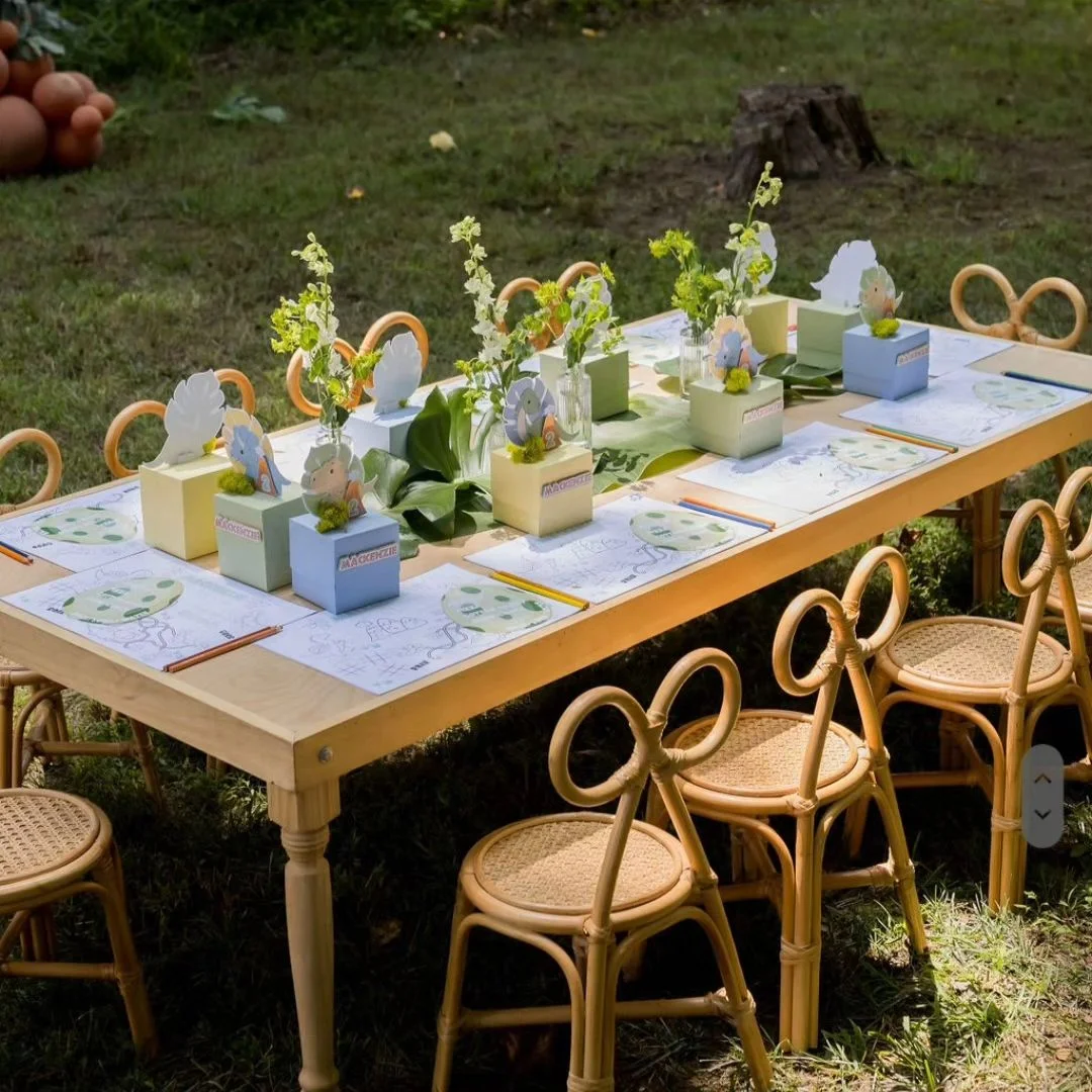 Para cadeiras comerciais exter - Kids Outdoor Chair And Table avaliação e preço
