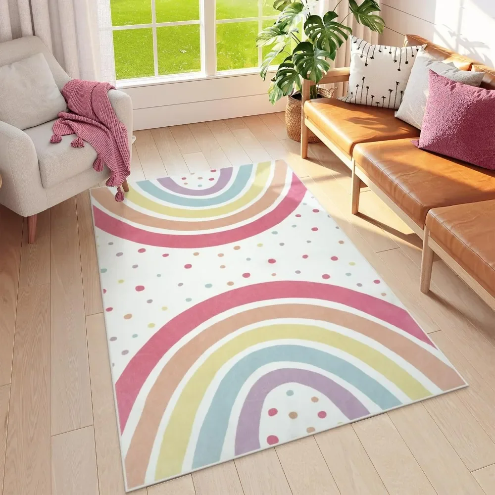 1pc colorido dot boho arco-íri - Kids Outdoor Lounge avaliação e preço