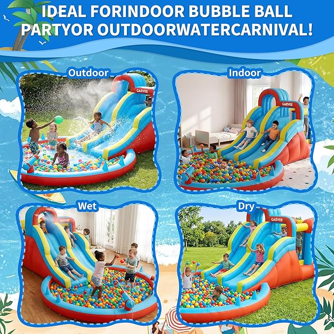 Parque Aquático Inflável 8 em  - Kids Outdoor Inflatable avaliação e preço