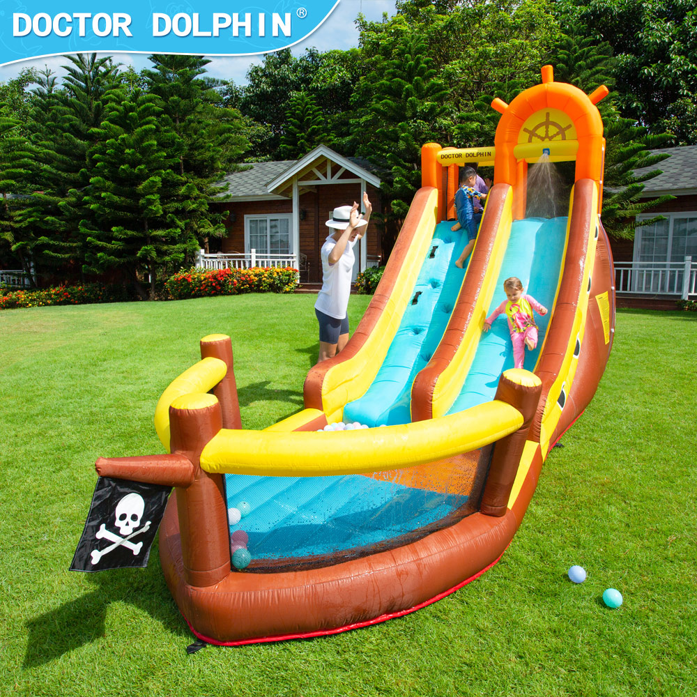 Doutor golfinho navio pirata a - Kids Outdoor Inflatable avaliação e preço
