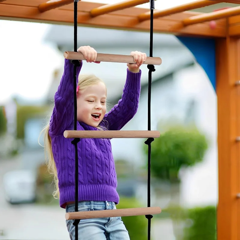 Crianças escalada corda escada - Kids Outdoor Ladder avaliação e preço