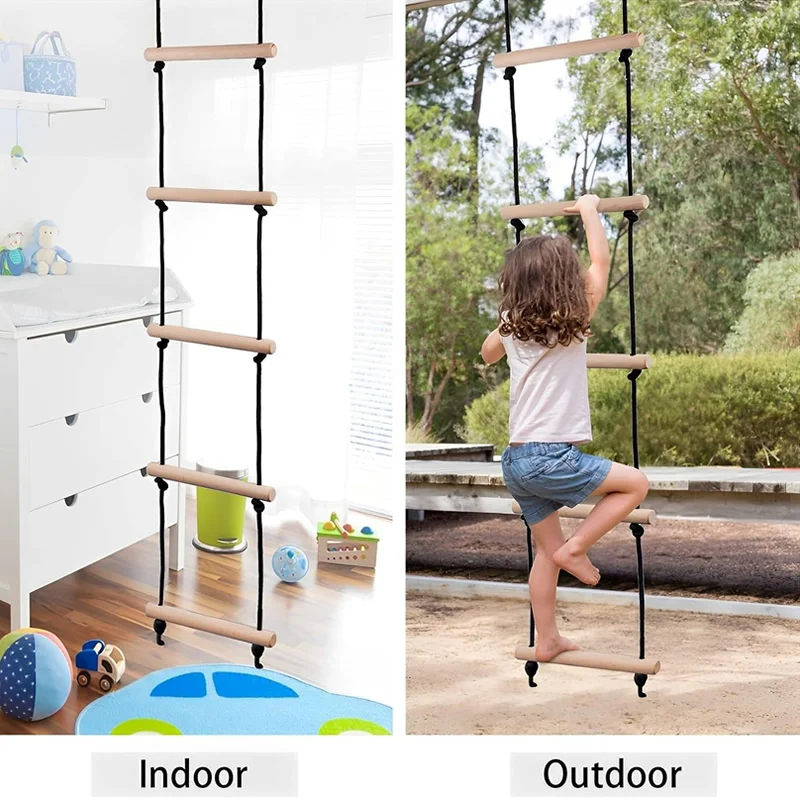 Crianças escalada corda escada - Kids Outdoor Ladder avaliação e preço