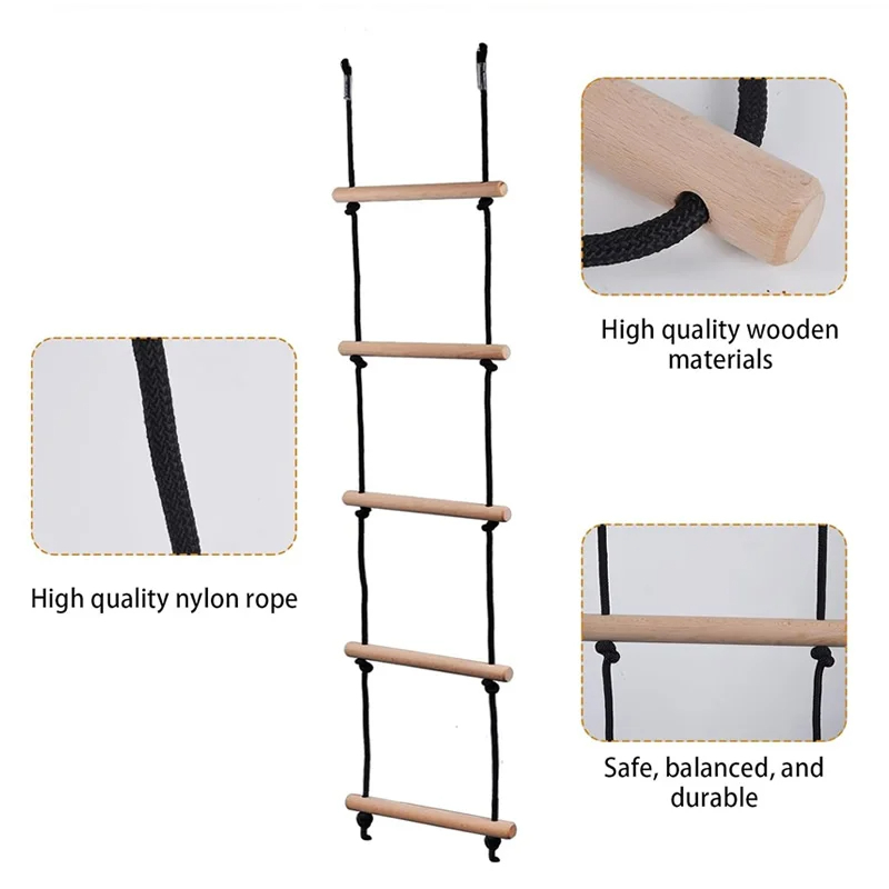 Crianças escalada corda escada - Kids Outdoor Ladder avaliação e preço