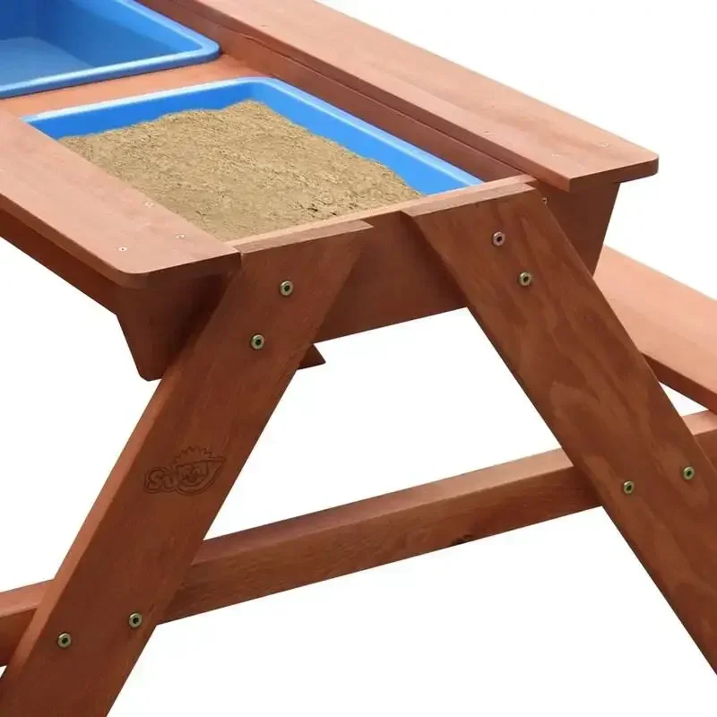 -Banco de madeira para piqueni - Kids Outdoor Activity Table avaliação e preço