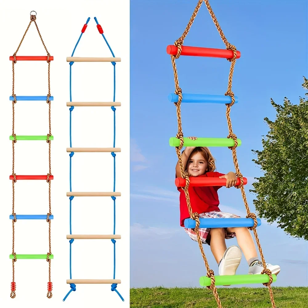 Escada de Escalada Colorida pa - Kids Outdoor Ladder avaliação e preço