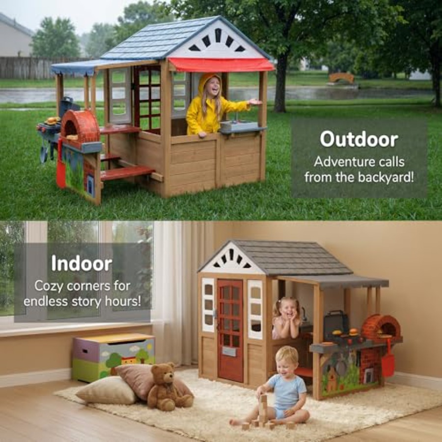 Casa de Brincar ao Ar Livre pa - Kids Outdoor Grill Set avaliação e preço