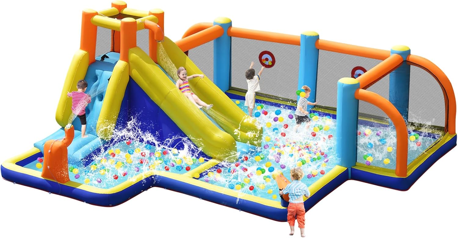 Tobogã Inflável Gigante com Go - Kids Outdoor Inflatable avaliação e preço