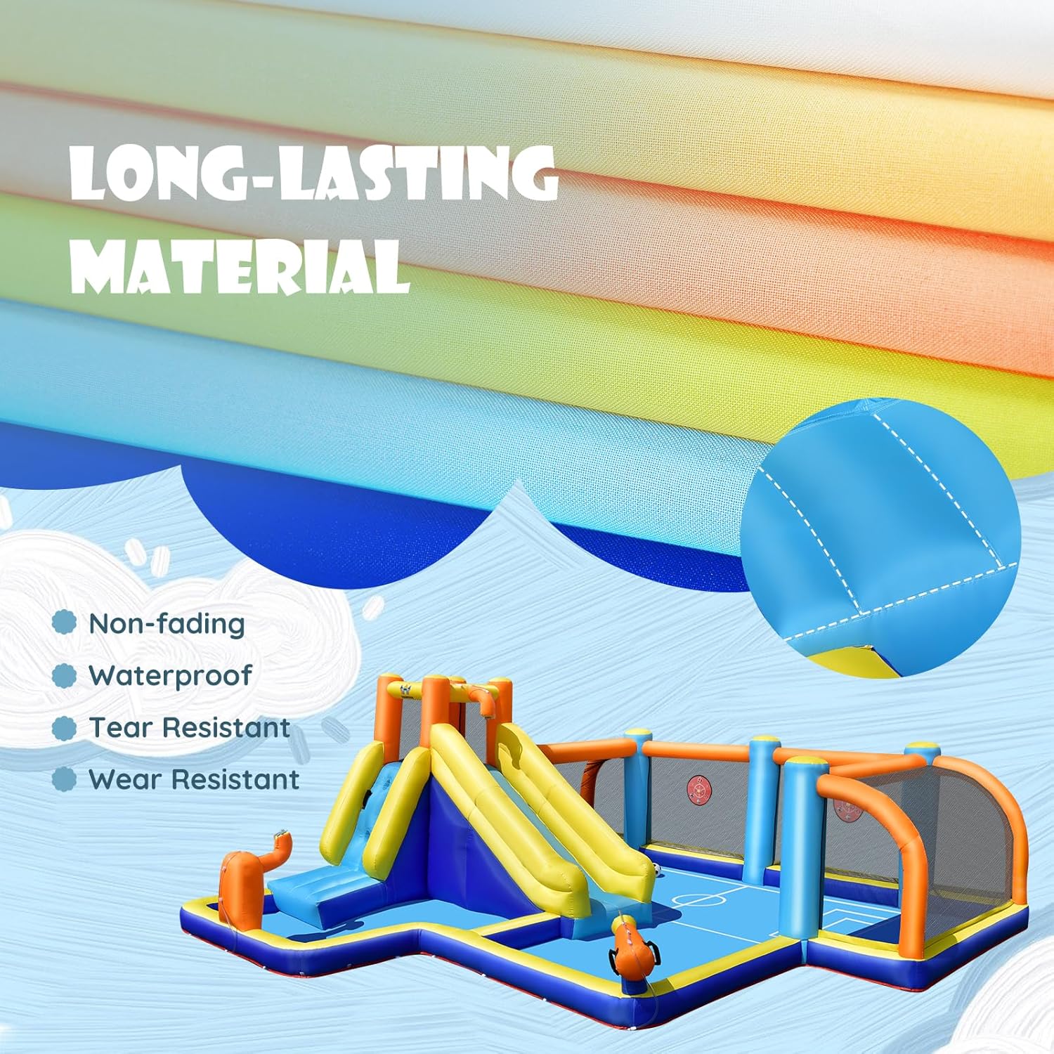Tobogã Inflável Gigante com Go - Kids Outdoor Inflatable avaliação e preço