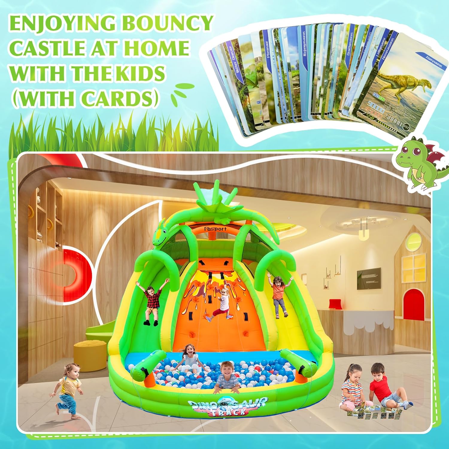 Castelo Inflável para Crianças - Kids Outdoor Inflatable avaliação e preço