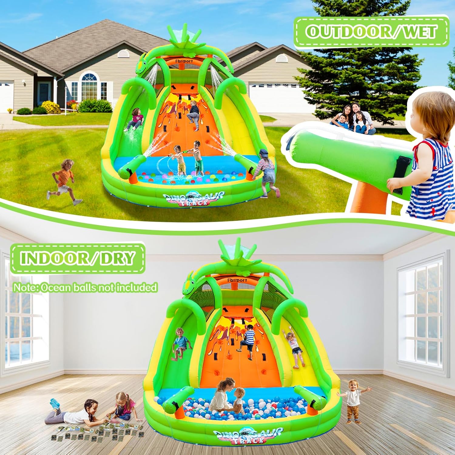 Castelo Inflável para Crianças - Kids Outdoor Inflatable avaliação e preço