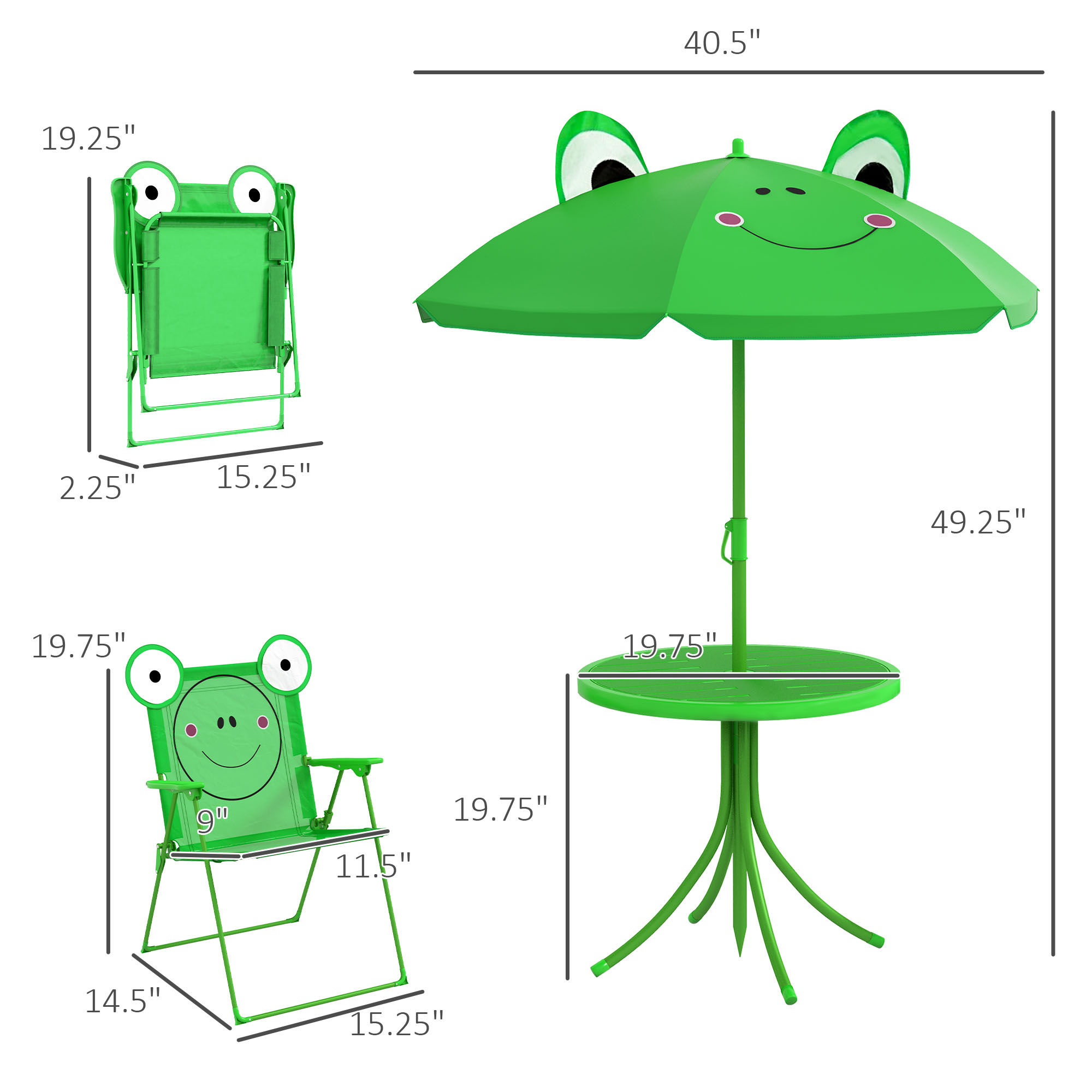 Conjunto de Mesa e Cadeiras pa - Kids Outdoor Chair And Table avaliação e preço