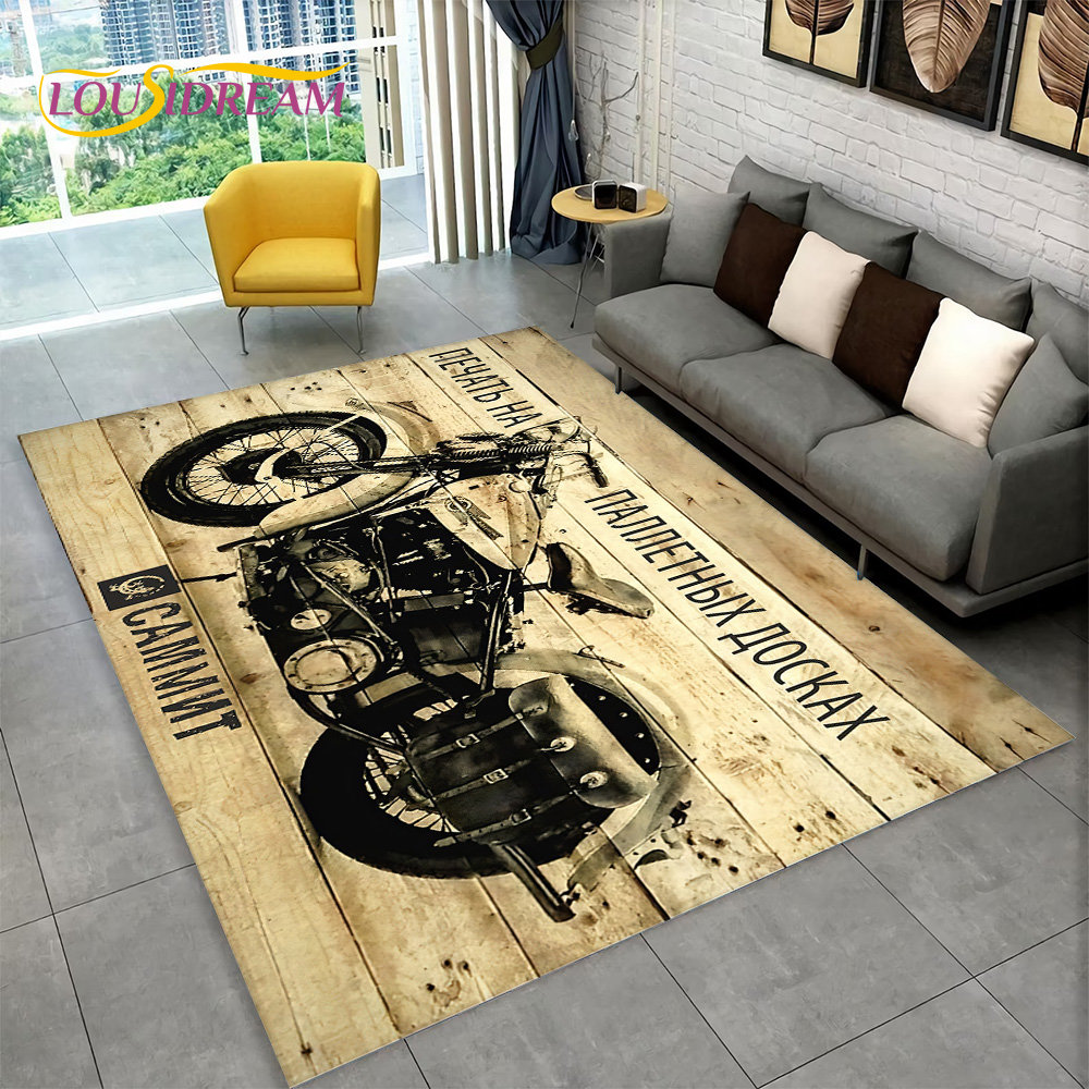 3d retro do vintage motociclet - Kids Outdoor Lounge avaliação e preço