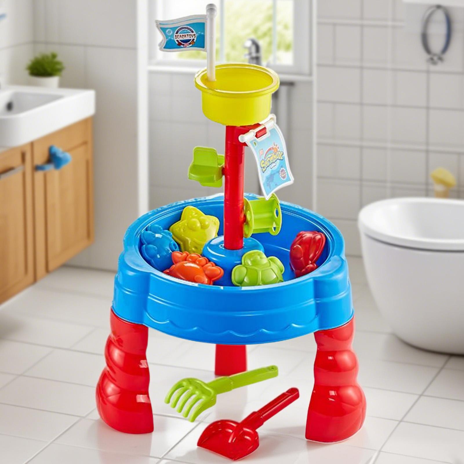 Mesa de areia e água para brin - Kids Outdoor Activity Table avaliação e preço