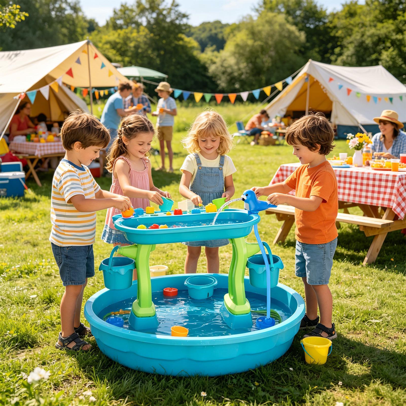 Bomba de Água Recarregável par - Kids Outdoor Folding Table avaliação e preço
