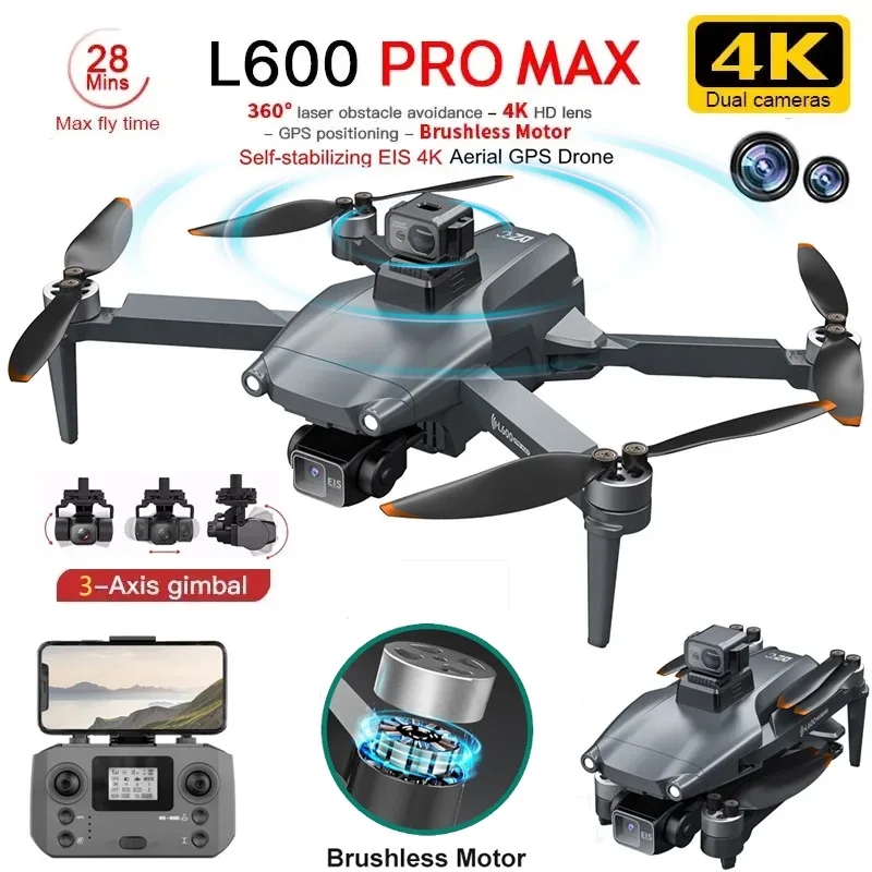 L600 pro max gps drone profiss - Kids Outdoor Toy Storage avaliação e preço